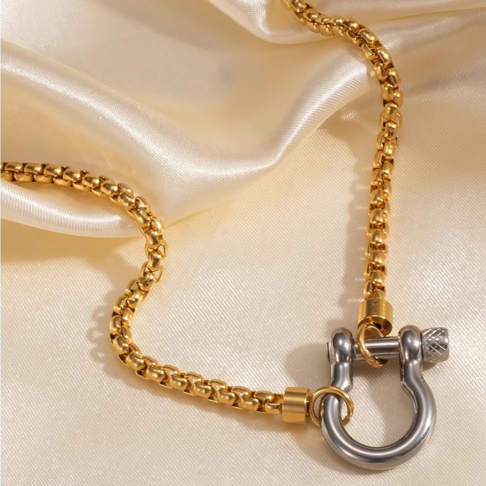 Chic Gold and Silver Necklace